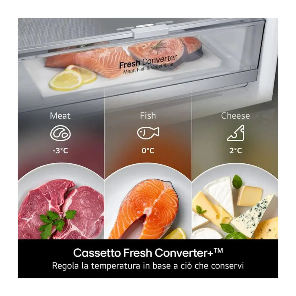 LG GBBS726AMB Frigorifero Combinato