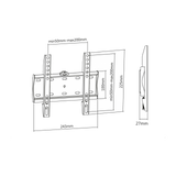 Staffe fisse 23"-42"