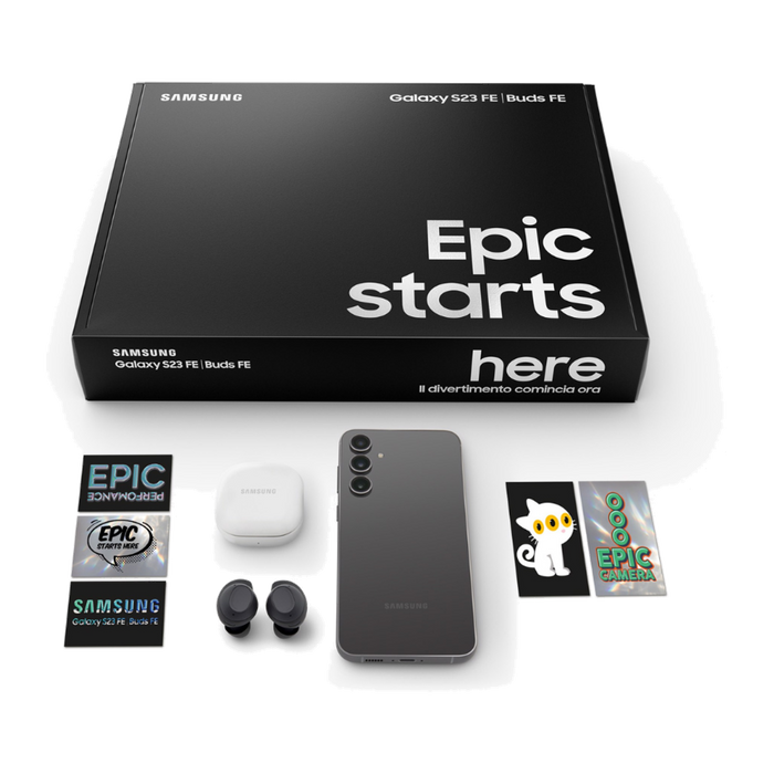 Samsung Galaxy S23 FE + Auricolari Samsung BUDS FE Limited Edition Pack