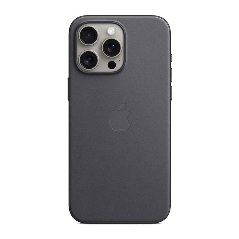 Apple Custodia MagSafe tessuto iPhone 15 Pro Max-Nero