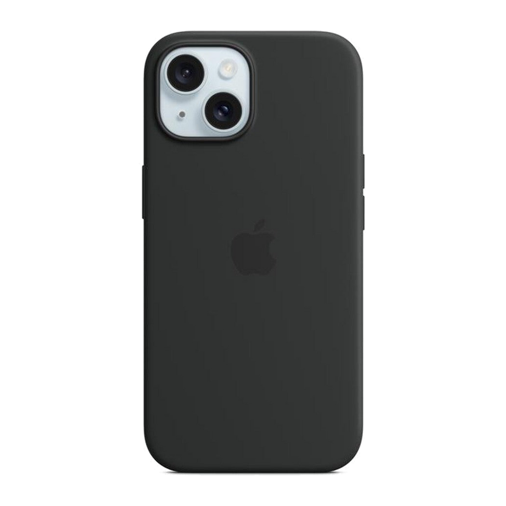 Apple Custodia MagSafe silicone iPhone 15-Nero