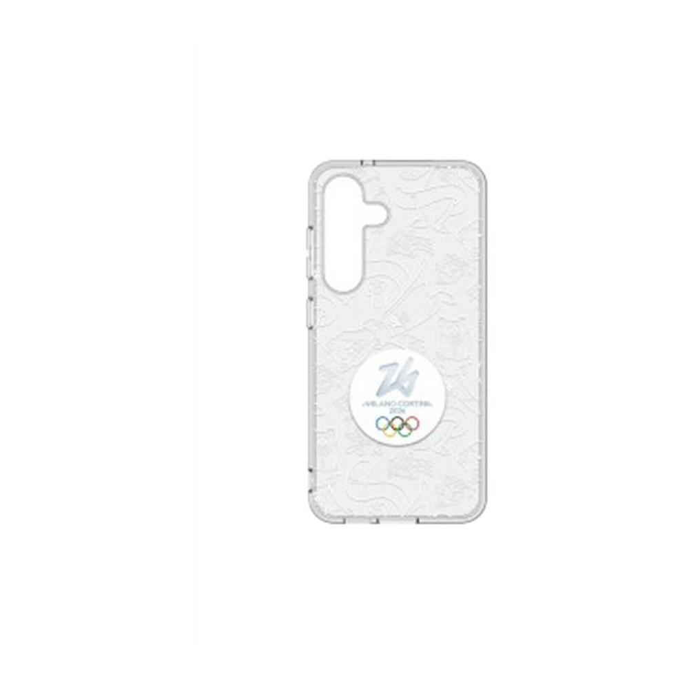 Samsung Cover TRANSPARENT OLYMPIC CASE per Galaxy S25-Transparent