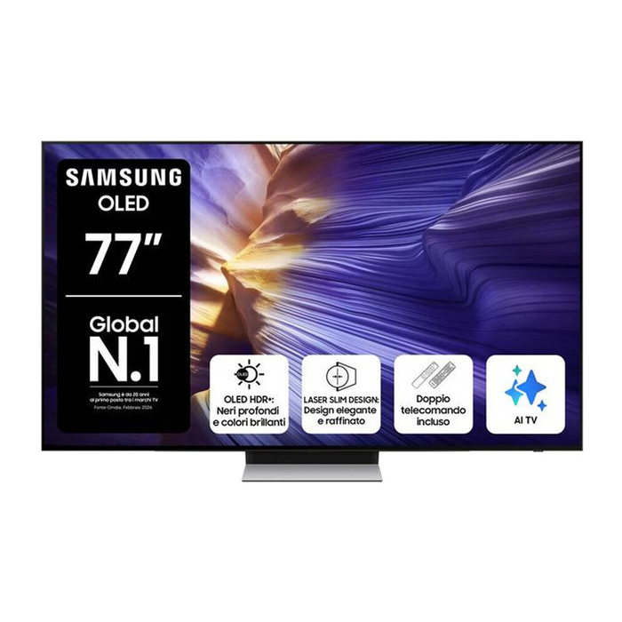 Samsung Smart TV OLED UHD 4K 77" QE77S90FAEXZT-Graphite Black