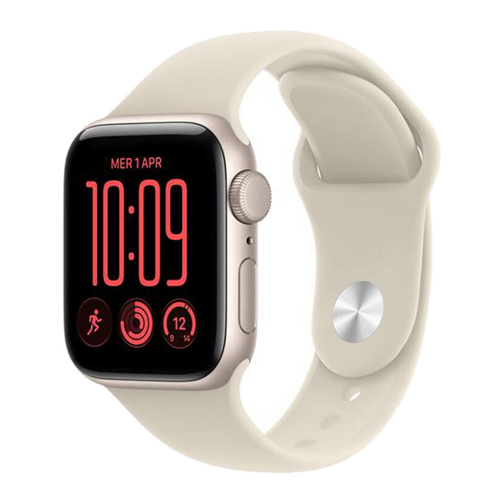 Apple Watch SE 3 GPS 40mm Alluminio Galassia-Sport Band Sabbia - M/L