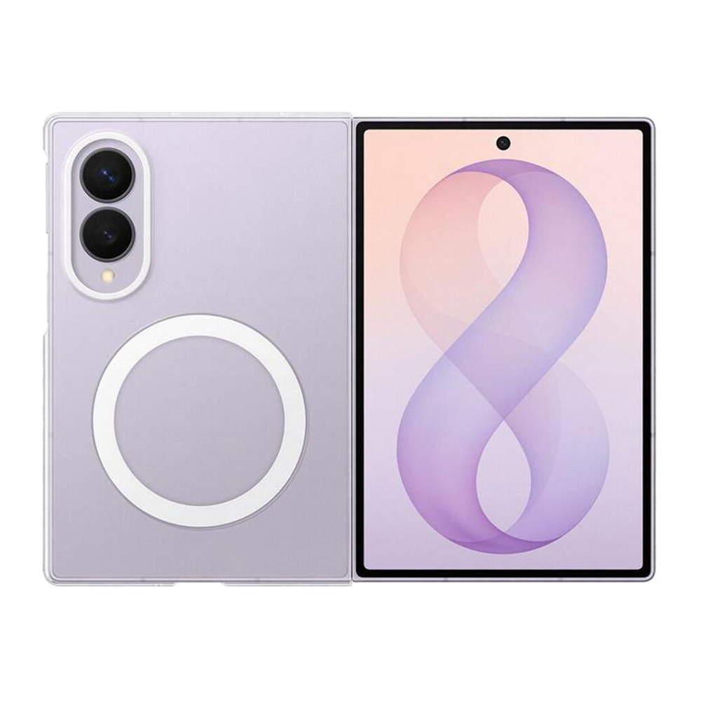 Samsung Custodia Clear Magnet Case per Galaxy Z Fold8-Transparent