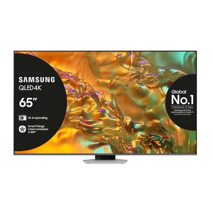 Samsung Smart TV Q-LED UHD 4K 65" QE65Q80DATXZT-ECLIPSE SILVER