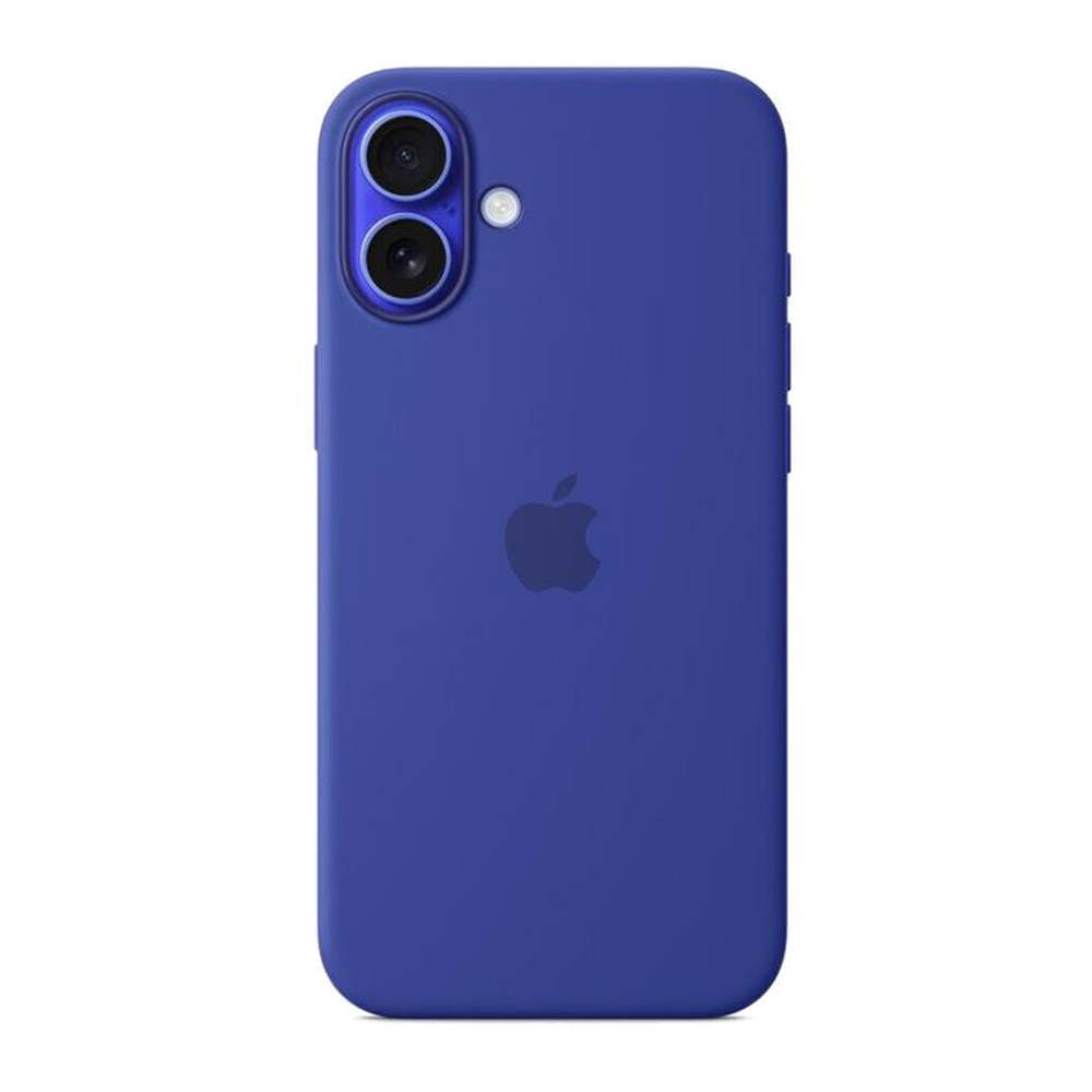 Apple Custodia MagSafe in silicone per iPhone 16 Plus-Blu oltremare