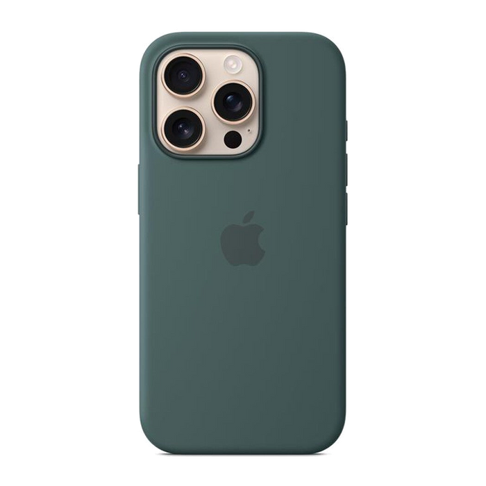 Apple Custodia MagSafe in silicone per iPhone 16 Pro-Verde Lago