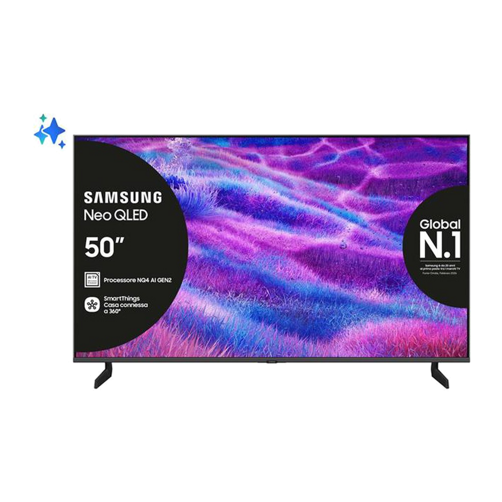 Samsung Smart TV MINI LED UHD 4K 50" QE50QN80FAUXZT-Carbon Silver