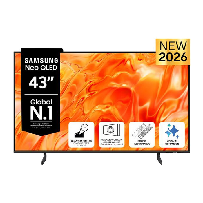Samsung Smart TV Mini LED UHD 4K 43" QE43QN70HAUXZT-Titan Gray