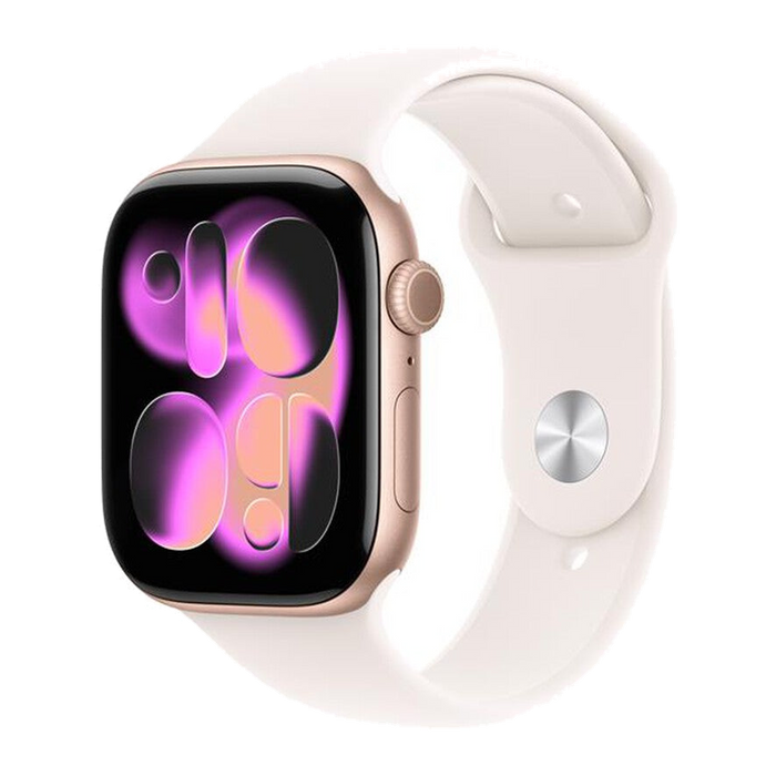 Apple Watch Series 11 GPS + Cellular 46mm Alluminio-Oro Rosa - Band Rosa Fard M/L