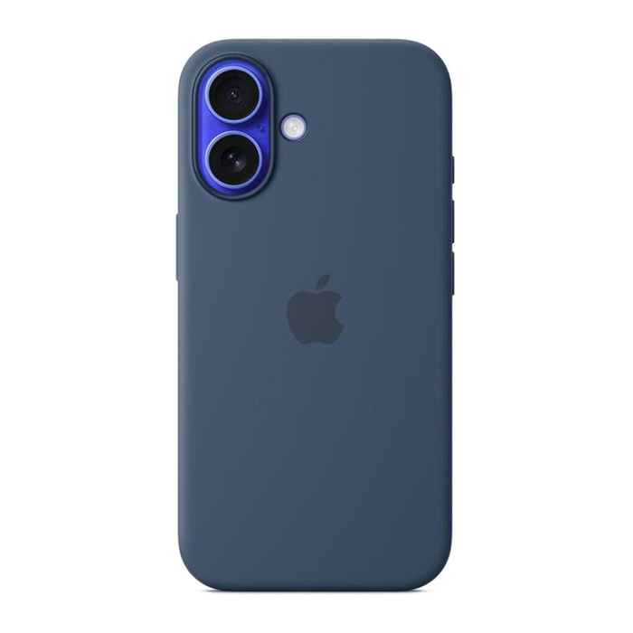 Apple Custodia MagSafe in silicone per iPhone 16-Denim