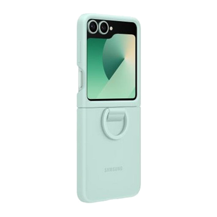 Samsung Custodia Silicone Ring Case per Galaxy Z Flip6-Mint