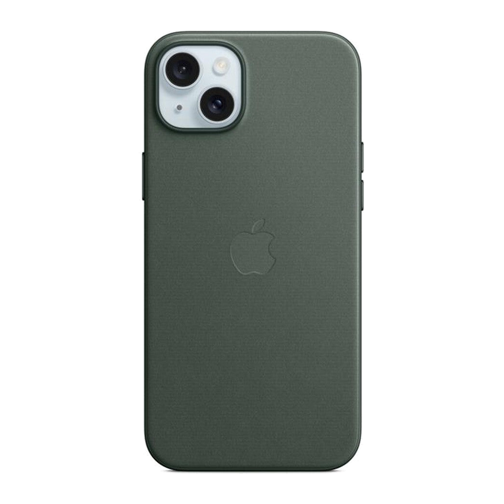 Apple Custodia MagSafe tessuto iPhone 15 Plus-Sempreverde