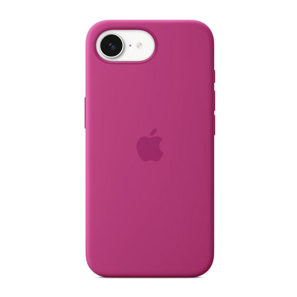 Apple Custodia in silicone per iPhone 16e-Fucsia