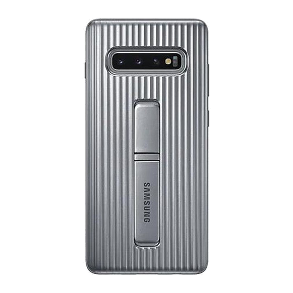 Samsung PROTECTIVE STANDING COVER SILVER GALAXY S10+-ARGENTO