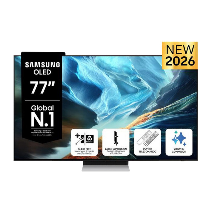 Samsung Smart TV OLED 4K Vision AI 77" QE77S90HATXZT-Graphite Black