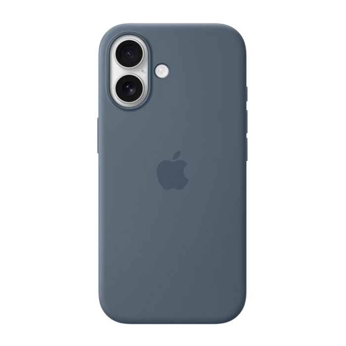 Apple Custodia MagSafe in silicone per iPhone 17-Blu salmastro
