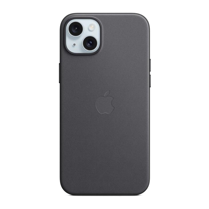 Apple Custodia MagSafe tessuto iPhone 15 Plus-Nero