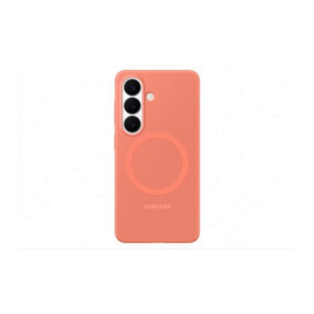 Samsung Custodia Silicone Magnet per S26-Coral Red