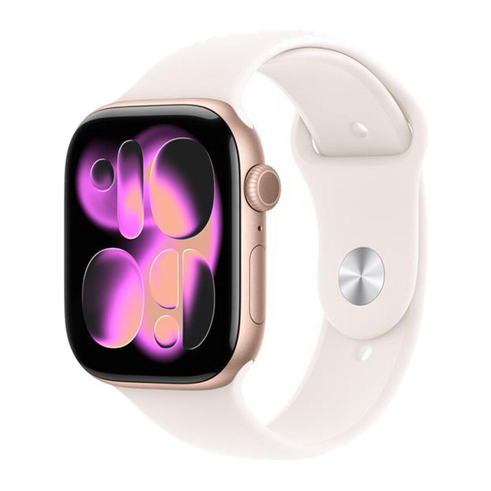 Apple Watch Series 11 GPS 46mm Alluminio-Oro Rosa - Band Rosa Fard S/M