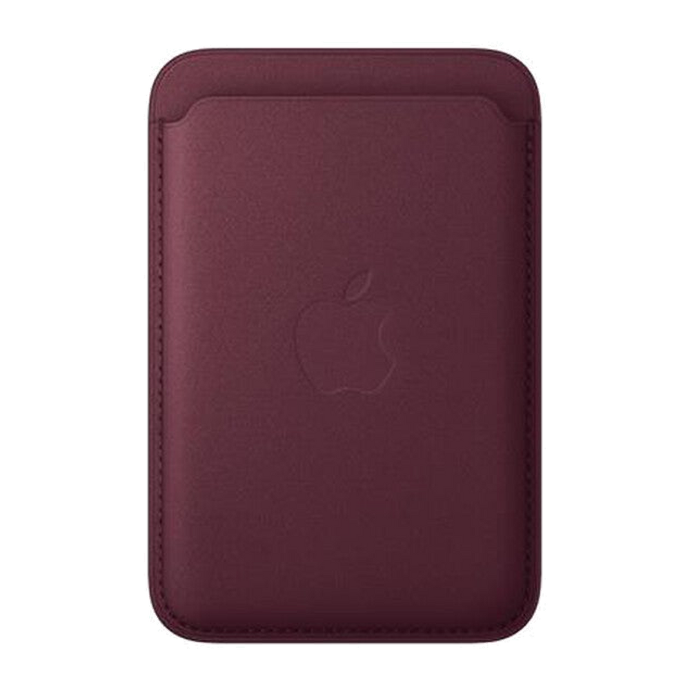 Apple Portafoglio MagSafe tessuto FineWoven per iPhone-Borgogna