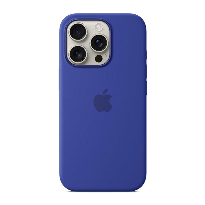 Apple Custodia MagSafe in silicone per iPhone 16 Pro-Blu oltremare