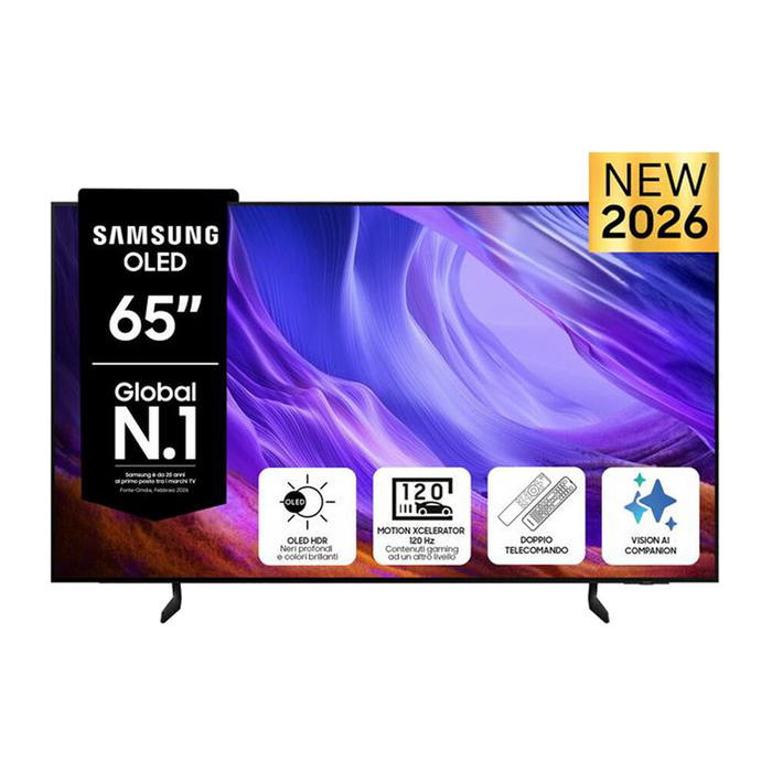 Samsung Smart TV OLED 4K AI 65" QE65S85HAEXZT-Black