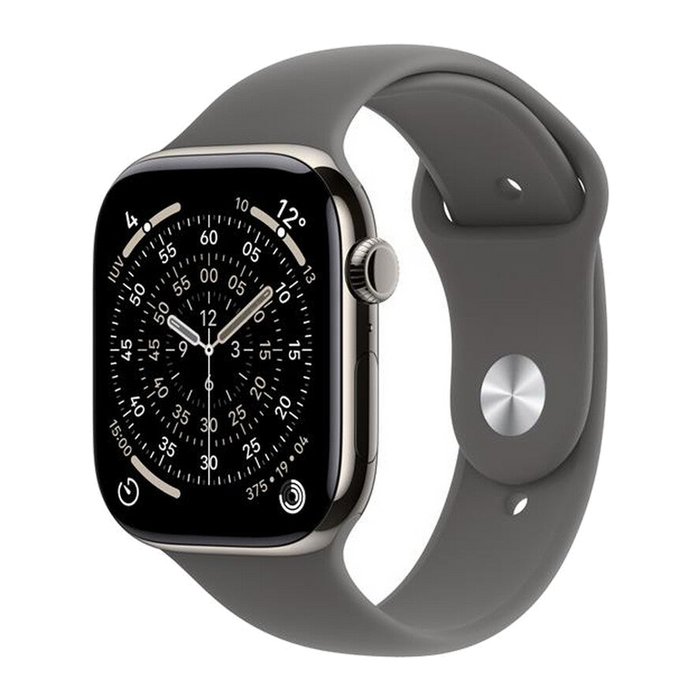 Apple Watch Series 11 GPS + Cellular 46mm Titanio-Band Grigio Pietra - S/M