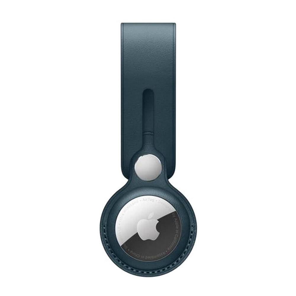 Apple Laccetto AirTag in pelle-Blu Baltico