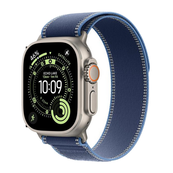 Apple Watch Ultra 3 GPS + Cellular 49mm Titanio Naturale-Trail Loop Blu/Blu Acceso S/N