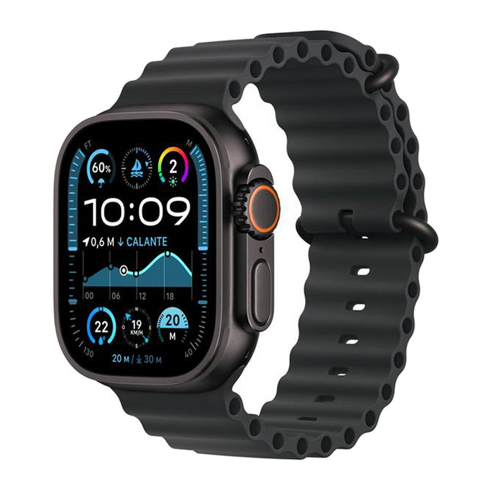 Apple Watch Ultra 2 GPS + Cellular 49mm Titanio-Nero - Cinturino Ocean Nero