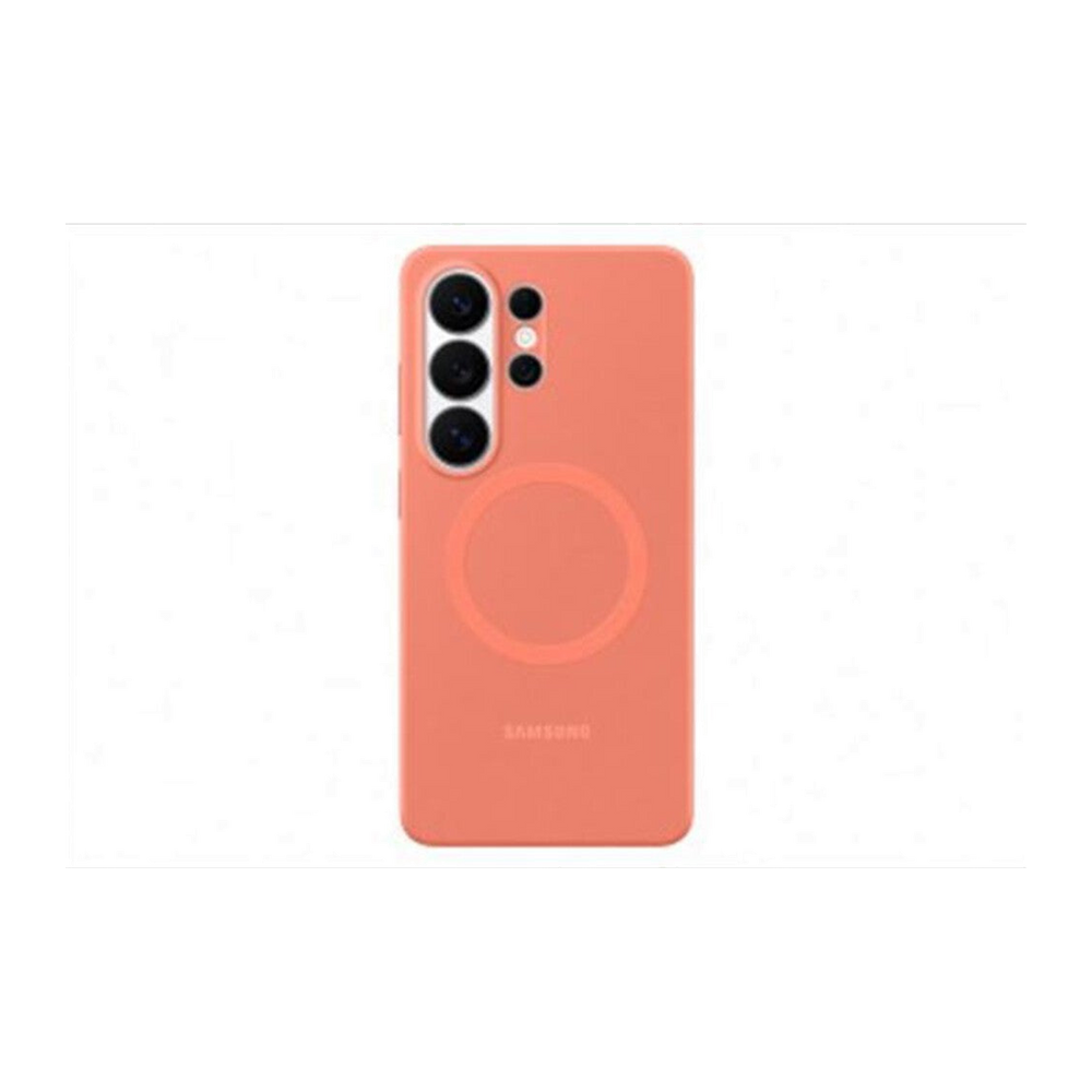 Samsung Custodia Silicone Magnet per Galaxy S26 Ultra-Coral Red