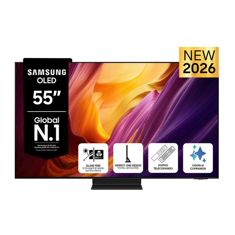 Samsung Smart TV OLED 4K AI 55" QE55S95HFTXZT-Graphite Black