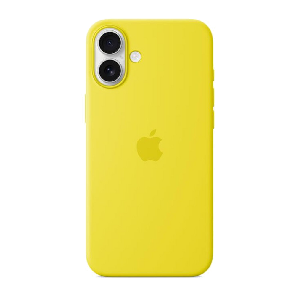 Apple Custodia MagSafe in silicone per iPhone 16 Plus-Giallo Carambola