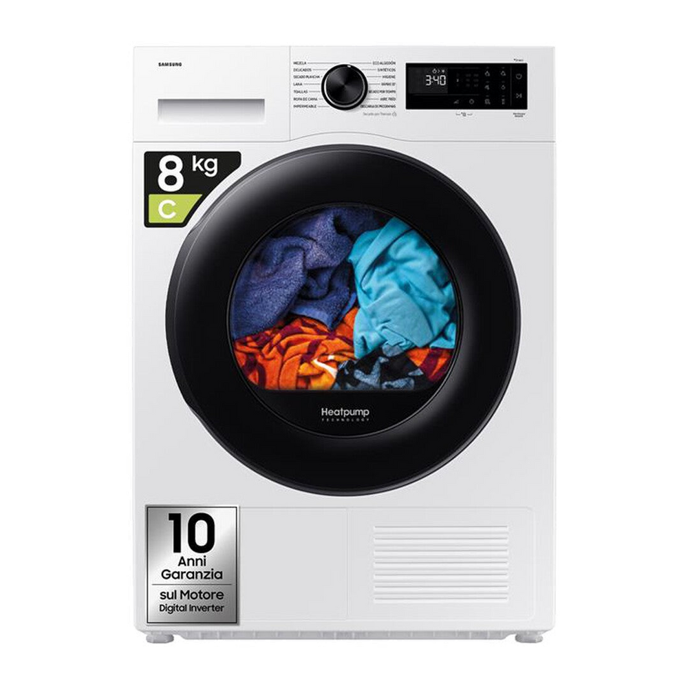 Samsung Asciugatrice DV80DG52B0AEET 8Kg Classe C-Bianco