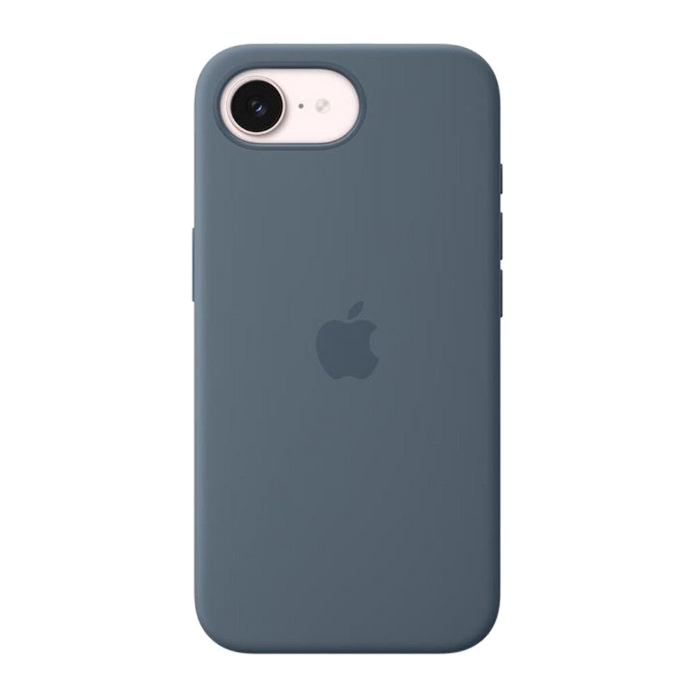 Apple Custodia MagSafe in silicone per iPhone 17e-Blu salmastro