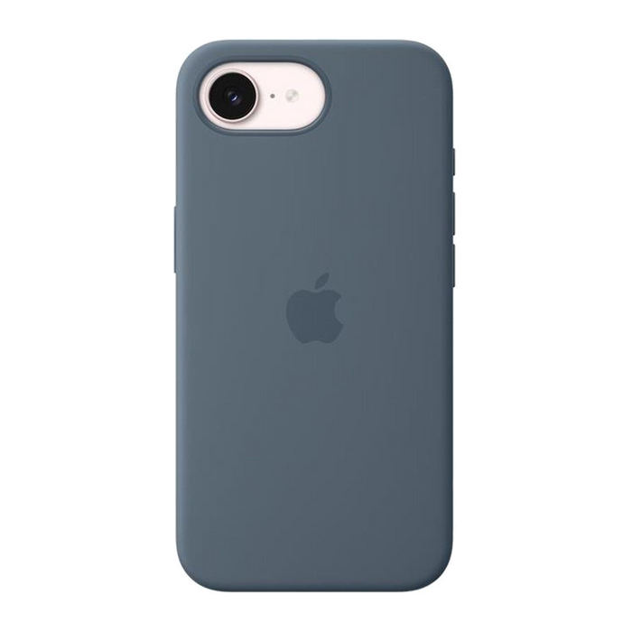 Apple Custodia MagSafe in silicone per iPhone 17e-Blu salmastro