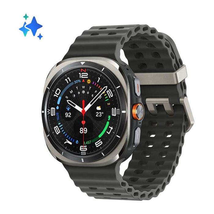 Samsung Smartwatch GALAXY WATCH ULTRA 47MM LTE-Titanium Silver
