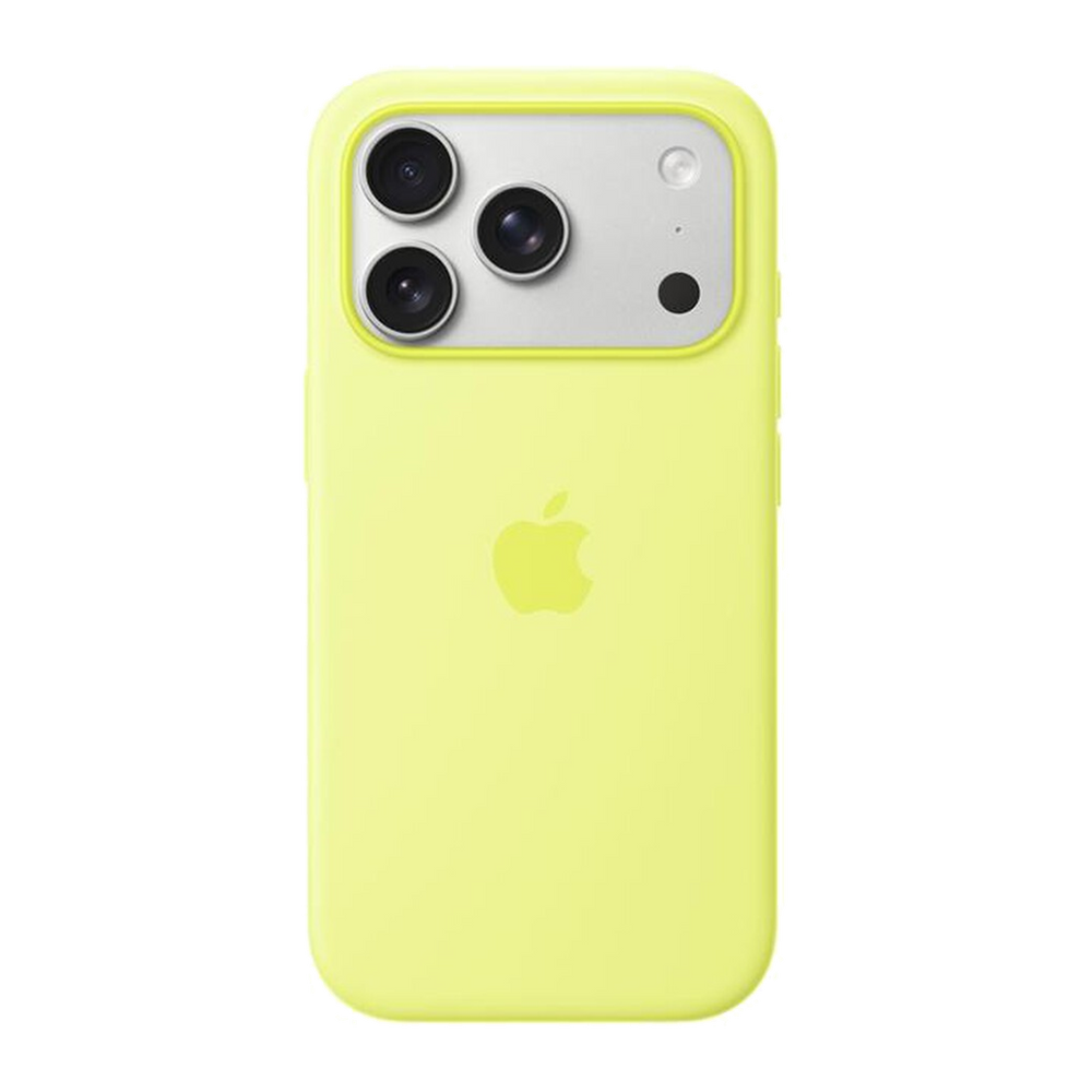 Apple Custodia MagSafe in silicone per iPhone 17 Pro-Giallo neon