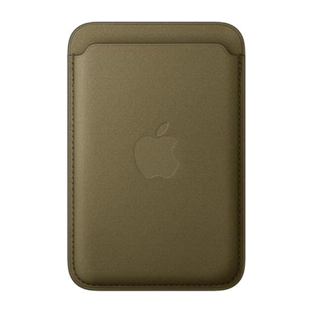 Apple Portafoglio MagSafe tessuto FineWoven per iPhone-Verde olivo