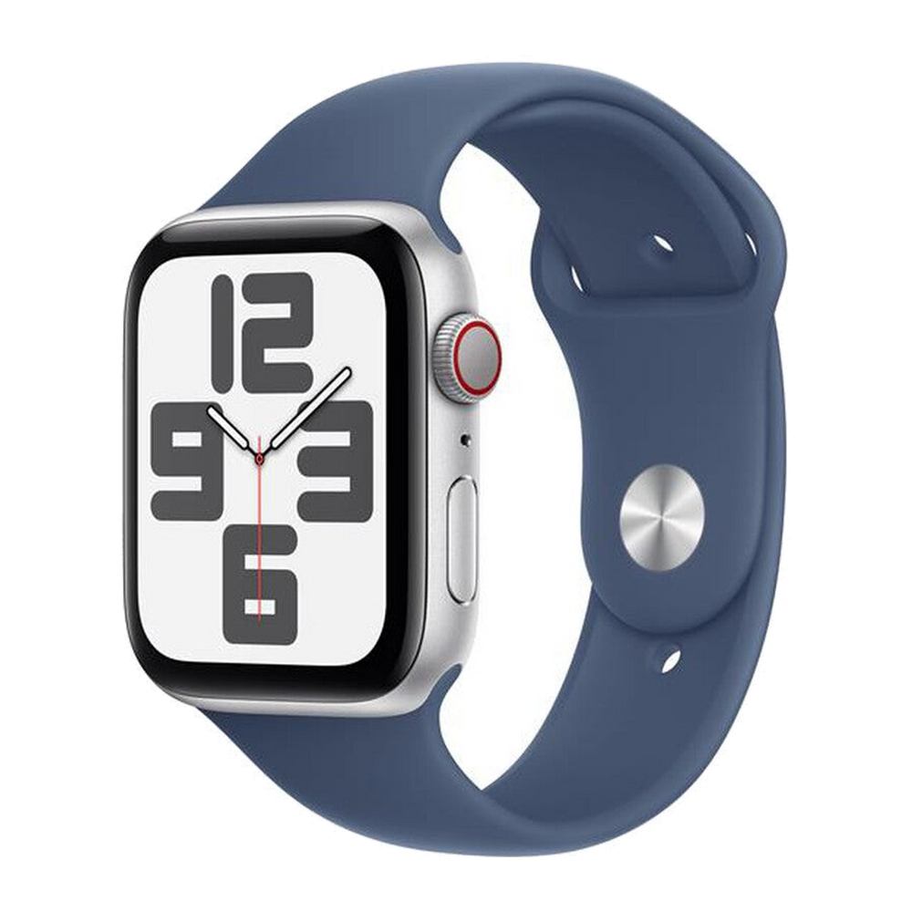 Apple Watch SE GPS + Cellular 44mm Cassa Alluminio-Argento Sport Band Denim - M/L