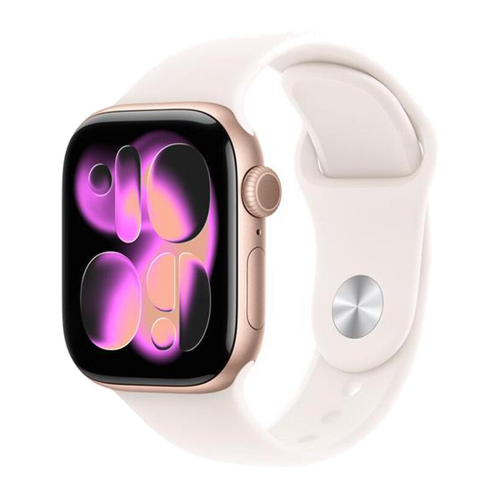 Apple Watch Series 11 GPS + Cellular 42mm Alluminio-Oro Rosa - Band Rosa Fard S/M