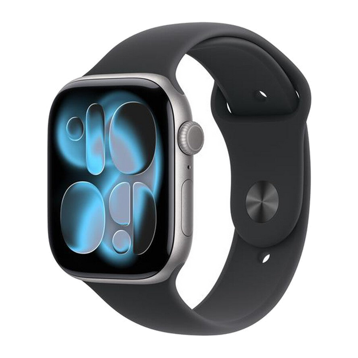 Apple Watch Series 11 GPS + Cellular 46mm Alluminio-Grigio - Sport Band Nero - S/M