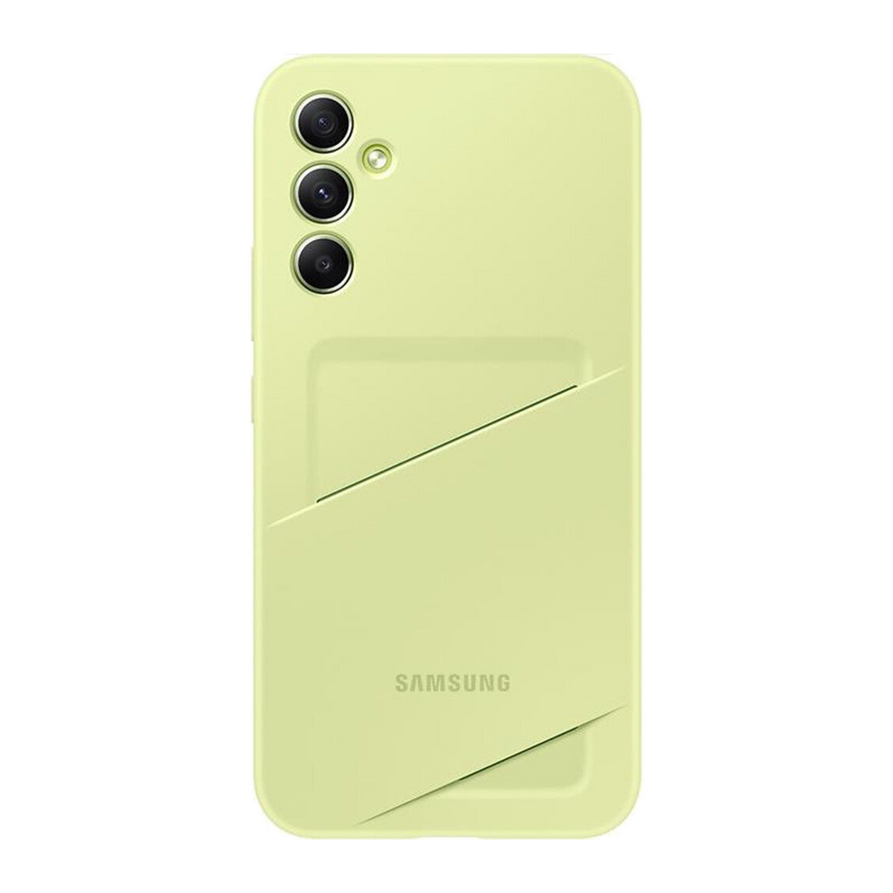 Samsung CARDSLOT CASE per Samsung Galaxy A34-Lime