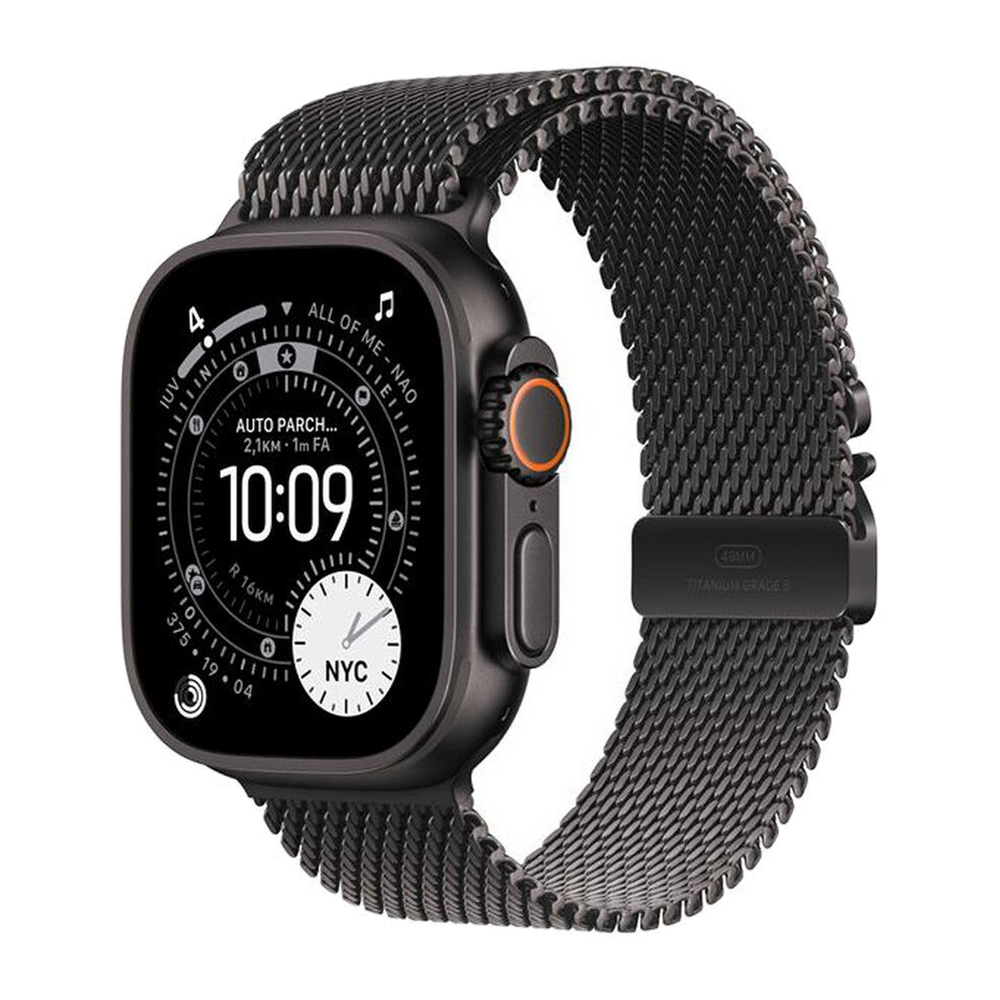 Apple Watch Ultra 3 GPS + Cellular 49mm Titanio Nero-Milanese Titanio Nero - S