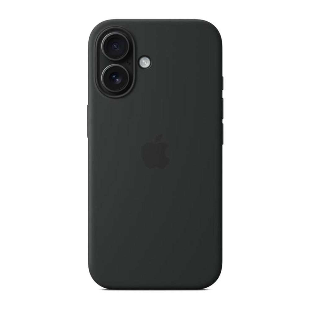Apple Custodia MagSafe in silicone per iPhone 16-Nero
