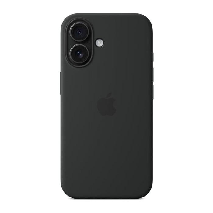 Apple Custodia MagSafe in silicone per iPhone 16-Nero