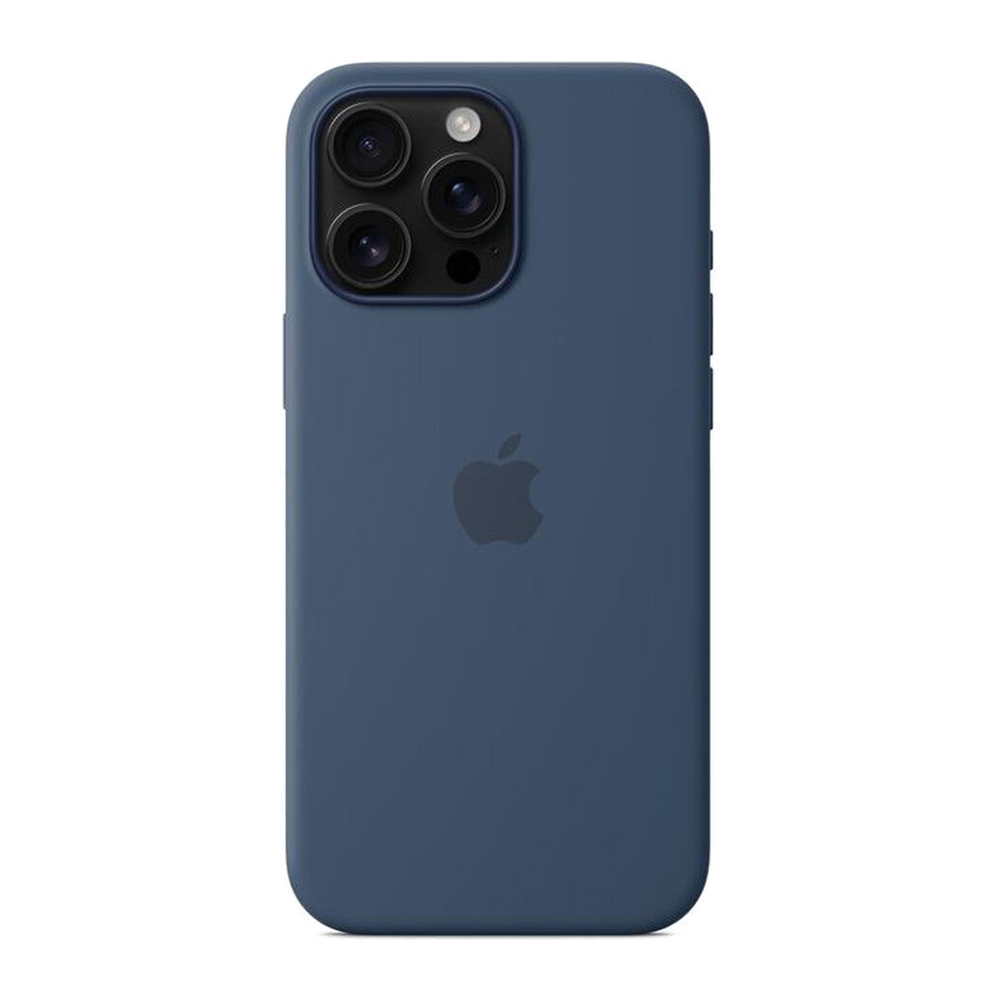 Apple Custodia MagSafe in silicone per iPhone 16 Pro Max-Denim