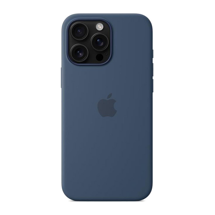 Apple Custodia MagSafe in silicone per iPhone 16 Pro Max-Denim